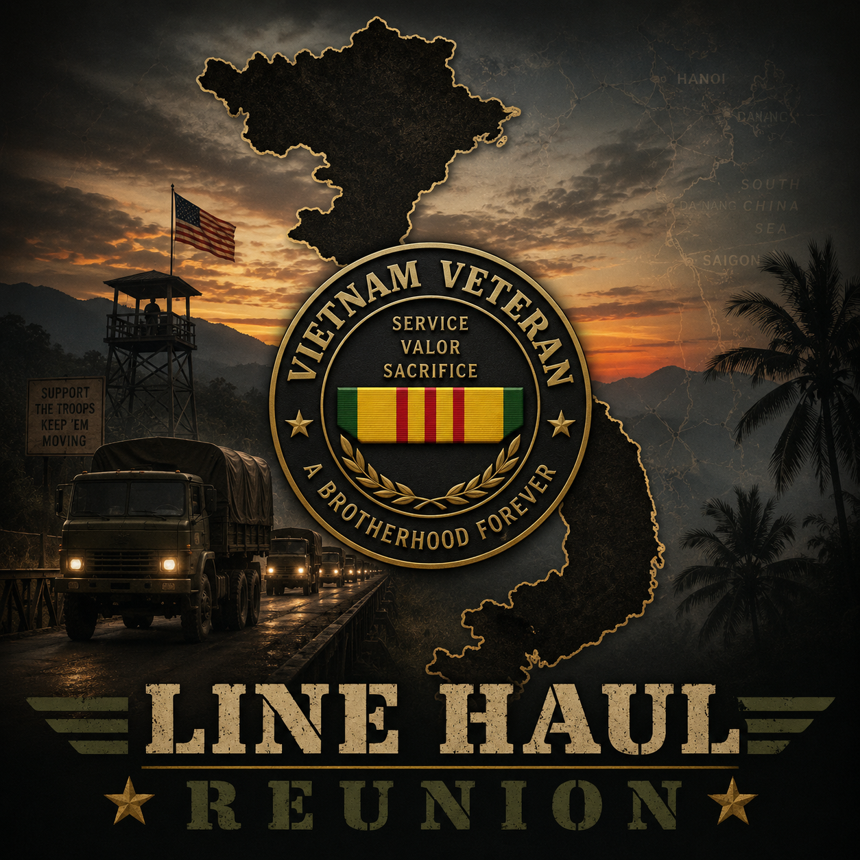 Vietnam Veterans Line Haul Reunion banner